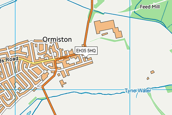EH35 5HQ map - OS VectorMap District (Ordnance Survey) EH35 5HQ map - OS VectorMap District (Ordnance Survey)