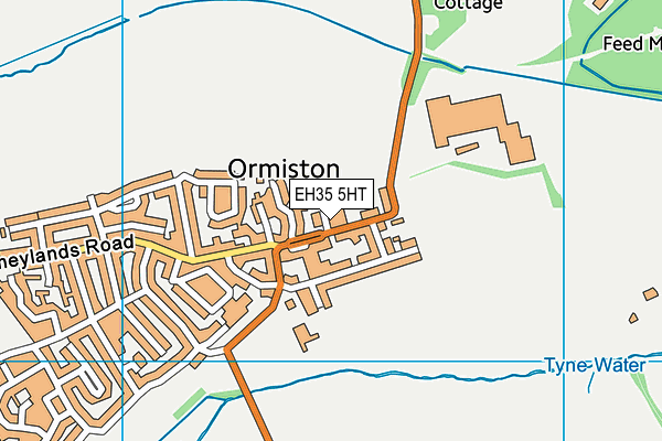 EH35 5HT map - OS VectorMap District (Ordnance Survey) EH35 5HT map - OS VectorMap District (Ordnance Survey)