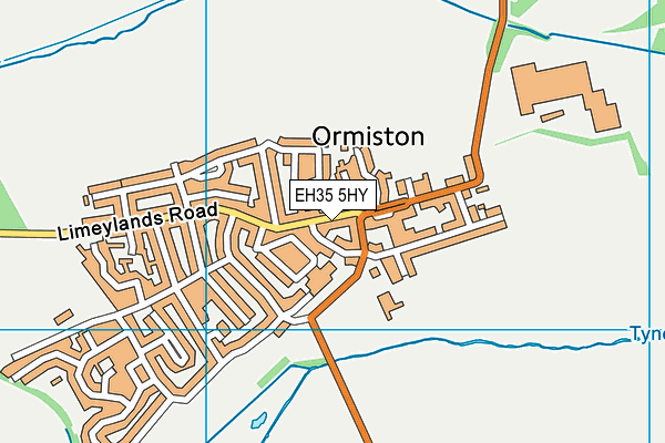 EH35 5HY map - OS VectorMap District (Ordnance Survey) EH35 5HY map - OS VectorMap District (Ordnance Survey)