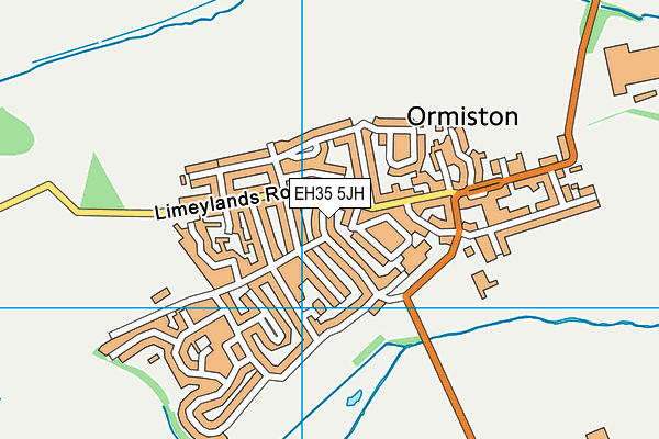 EH35 5JH map - OS VectorMap District (Ordnance Survey) EH35 5JH map - OS VectorMap District (Ordnance Survey)