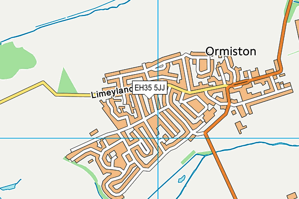 EH35 5JJ map - OS VectorMap District (Ordnance Survey) EH35 5JJ map - OS VectorMap District (Ordnance Survey)
