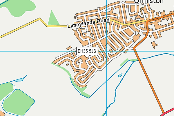 EH35 5JS map - OS VectorMap District (Ordnance Survey) EH35 5JS map - OS VectorMap District (Ordnance Survey)