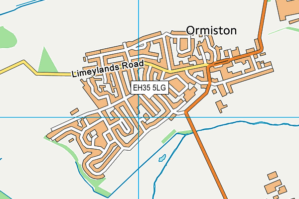 EH35 5LG map - OS VectorMap District (Ordnance Survey) EH35 5LG map - OS VectorMap District (Ordnance Survey)