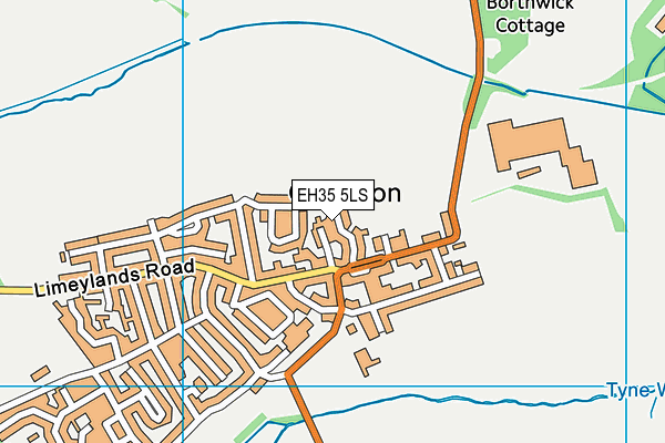 EH35 5LS map - OS VectorMap District (Ordnance Survey) EH35 5LS map - OS VectorMap District (Ordnance Survey)