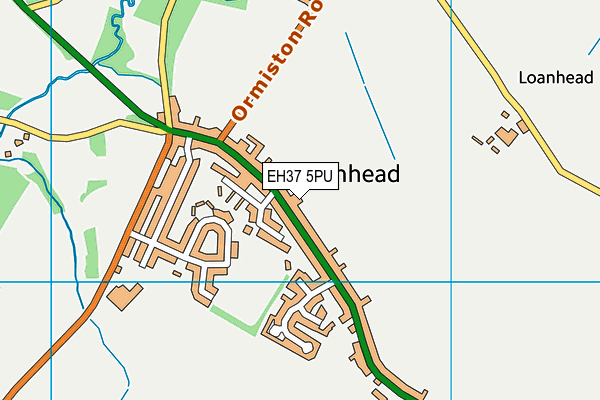 EH37 5PU map - OS VectorMap District (Ordnance Survey) EH37 5PU map - OS VectorMap District (Ordnance Survey)