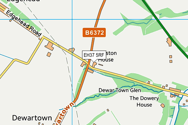 EH37 5RF map - OS VectorMap District (Ordnance Survey) EH37 5RF map - OS VectorMap District (Ordnance Survey)