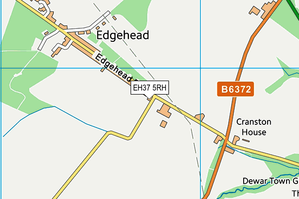 EH37 5RH map - OS VectorMap District (Ordnance Survey) EH37 5RH map - OS VectorMap District (Ordnance Survey)