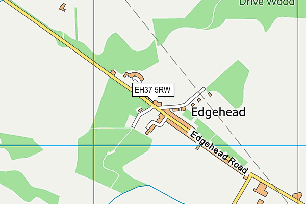 EH37 5RW map - OS VectorMap District (Ordnance Survey) EH37 5RW map - OS VectorMap District (Ordnance Survey)