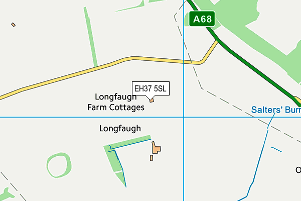 EH37 5SL map - OS VectorMap District (Ordnance Survey)