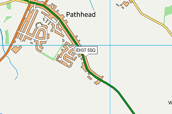 EH37 5SQ map - OS VectorMap District (Ordnance Survey)
