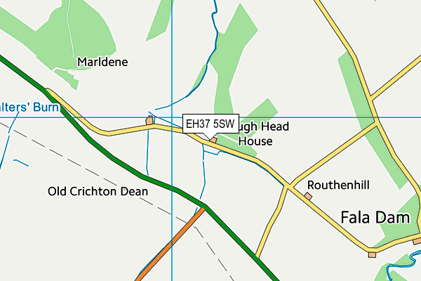 EH37 5SW map - OS VectorMap District (Ordnance Survey) EH37 5SW map - OS VectorMap District (Ordnance Survey)
