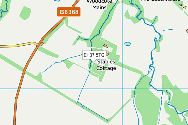 EH37 5TG map - OS VectorMap District (Ordnance Survey) EH37 5TG map - OS VectorMap District (Ordnance Survey)