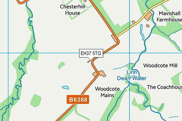 EH37 5TQ map - OS VectorMap District (Ordnance Survey) EH37 5TQ map - OS VectorMap District (Ordnance Survey)