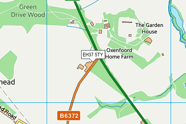 EH37 5TY map - OS VectorMap District (Ordnance Survey) EH37 5TY map - OS VectorMap District (Ordnance Survey)
