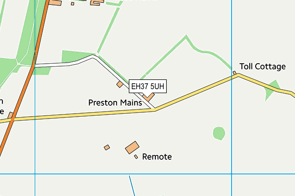 EH37 5UH map - OS VectorMap District (Ordnance Survey) EH37 5UH map - OS VectorMap District (Ordnance Survey)
