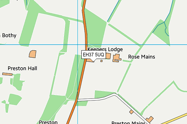 EH37 5UQ map - OS VectorMap District (Ordnance Survey) EH37 5UQ map - OS VectorMap District (Ordnance Survey)