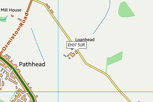EH37 5UR map - OS VectorMap District (Ordnance Survey) EH37 5UR map - OS VectorMap District (Ordnance Survey)