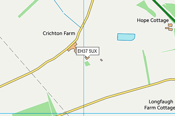 EH37 5UX map - OS VectorMap District (Ordnance Survey) EH37 5UX map - OS VectorMap District (Ordnance Survey)