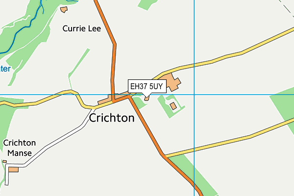 EH37 5UY map - OS VectorMap District (Ordnance Survey)