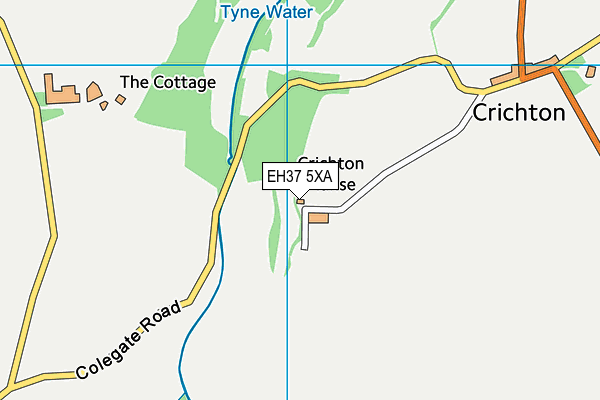 EH37 5XA map - OS VectorMap District (Ordnance Survey) EH37 5XA map - OS VectorMap District (Ordnance Survey)