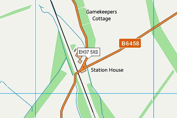 EH37 5XS map - OS VectorMap District (Ordnance Survey) EH37 5XS map - OS VectorMap District (Ordnance Survey)