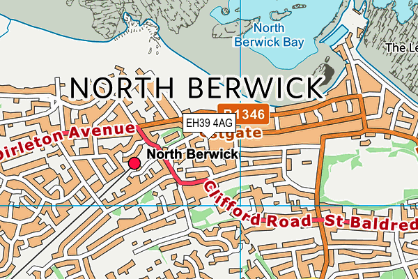 EH39 4AG map - OS VectorMap District (Ordnance Survey) EH39 4AG map - OS VectorMap District (Ordnance Survey)