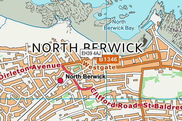 EH39 4AJ map - OS VectorMap District (Ordnance Survey) EH39 4AJ map - OS VectorMap District (Ordnance Survey)