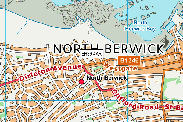 EH39 4AR map - OS VectorMap District (Ordnance Survey)