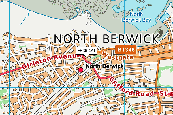 EH39 4AT map - OS VectorMap District (Ordnance Survey) EH39 4AT map - OS VectorMap District (Ordnance Survey)
