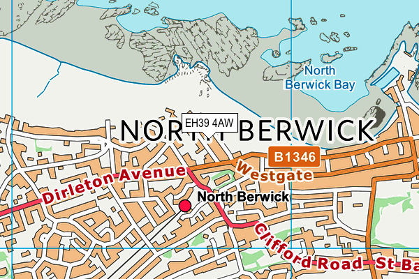 EH39 4AW map - OS VectorMap District (Ordnance Survey) EH39 4AW map - OS VectorMap District (Ordnance Survey)