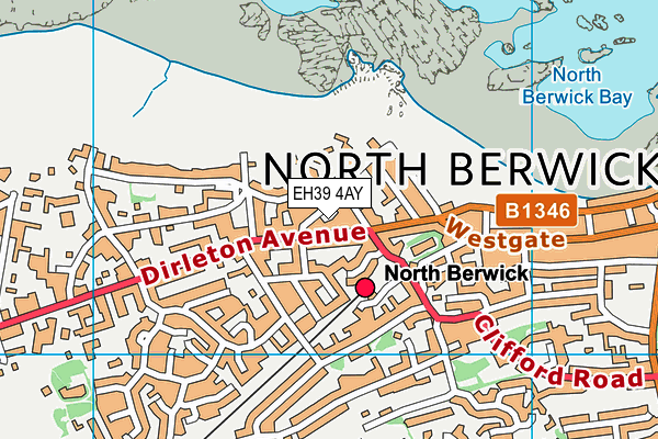 EH39 4AY map - OS VectorMap District (Ordnance Survey) EH39 4AY map - OS VectorMap District (Ordnance Survey)