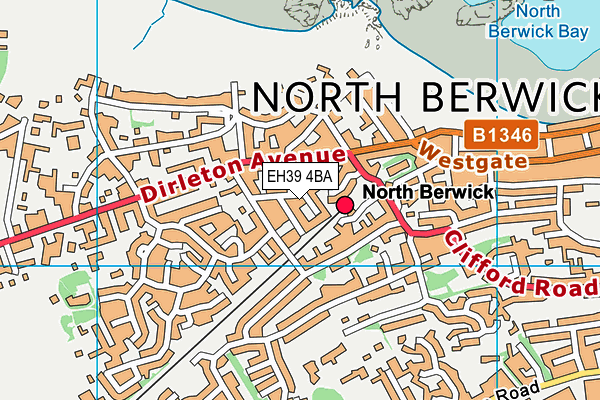 EH39 4BA map - OS VectorMap District (Ordnance Survey) EH39 4BA map - OS VectorMap District (Ordnance Survey)