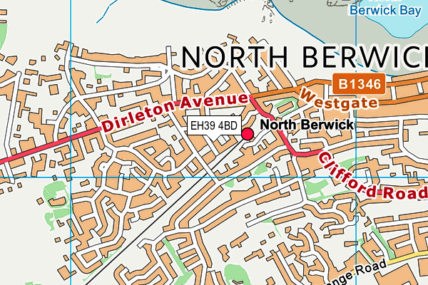 EH39 4BD map - OS VectorMap District (Ordnance Survey) EH39 4BD map - OS VectorMap District (Ordnance Survey)