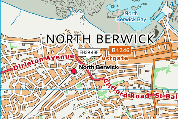 EH39 4BF map - OS VectorMap District (Ordnance Survey) EH39 4BF map - OS VectorMap District (Ordnance Survey)