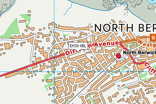 EH39 4BL map - OS VectorMap District (Ordnance Survey) EH39 4BL map - OS VectorMap District (Ordnance Survey)