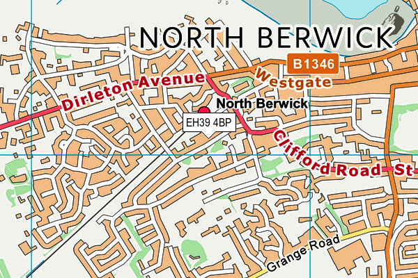 EH39 4BP map - OS VectorMap District (Ordnance Survey)