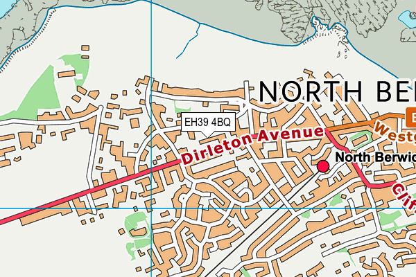 EH39 4BQ map - OS VectorMap District (Ordnance Survey) EH39 4BQ map - OS VectorMap District (Ordnance Survey)