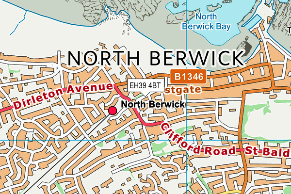 EH39 4BT map - OS VectorMap District (Ordnance Survey) EH39 4BT map - OS VectorMap District (Ordnance Survey)