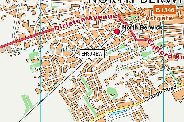 EH39 4BW map - OS VectorMap District (Ordnance Survey) EH39 4BW map - OS VectorMap District (Ordnance Survey)