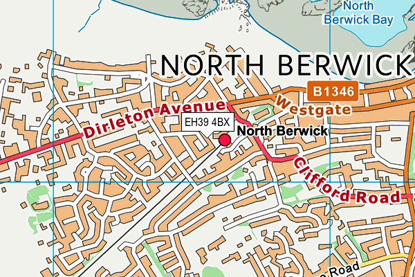 EH39 4BX map - OS VectorMap District (Ordnance Survey) EH39 4BX map - OS VectorMap District (Ordnance Survey)