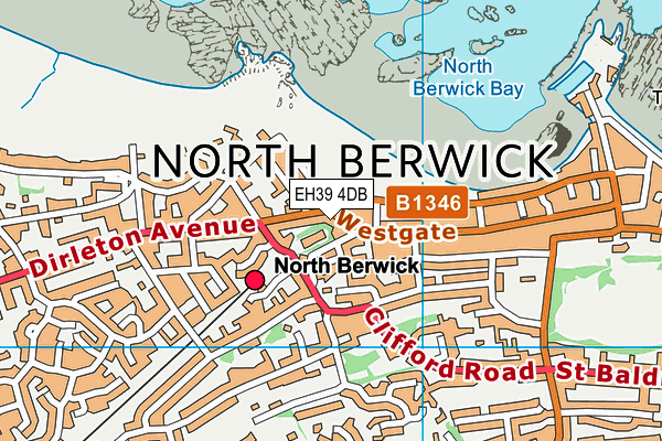EH39 4DB map - OS VectorMap District (Ordnance Survey) EH39 4DB map - OS VectorMap District (Ordnance Survey)