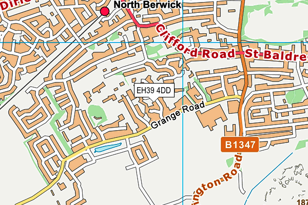 EH39 4DD map - OS VectorMap District (Ordnance Survey) EH39 4DD map - OS VectorMap District (Ordnance Survey)