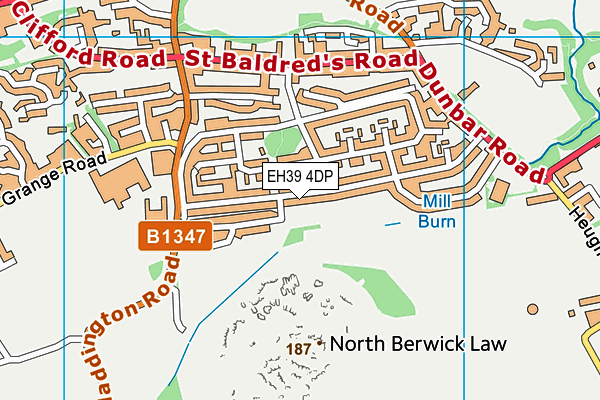 EH39 4DP map - OS VectorMap District (Ordnance Survey) EH39 4DP map - OS VectorMap District (Ordnance Survey)