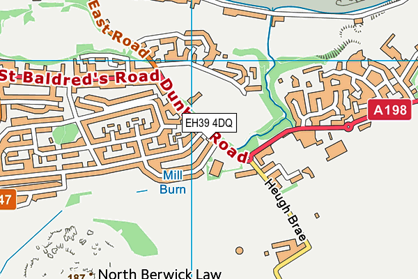 EH39 4DQ map - OS VectorMap District (Ordnance Survey) EH39 4DQ map - OS VectorMap District (Ordnance Survey)