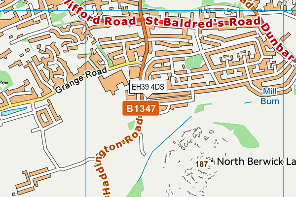 EH39 4DS map - OS VectorMap District (Ordnance Survey) EH39 4DS map - OS VectorMap District (Ordnance Survey)