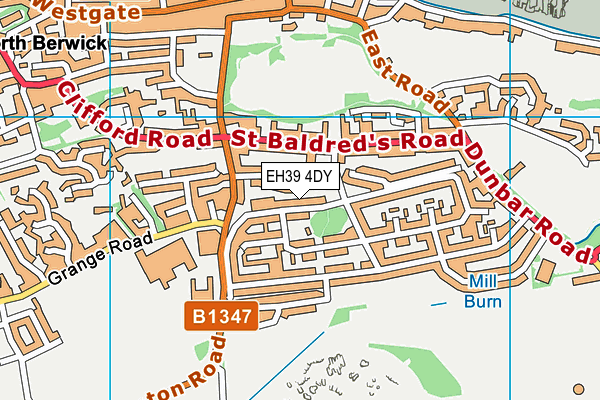 EH39 4DY map - OS VectorMap District (Ordnance Survey) EH39 4DY map - OS VectorMap District (Ordnance Survey)