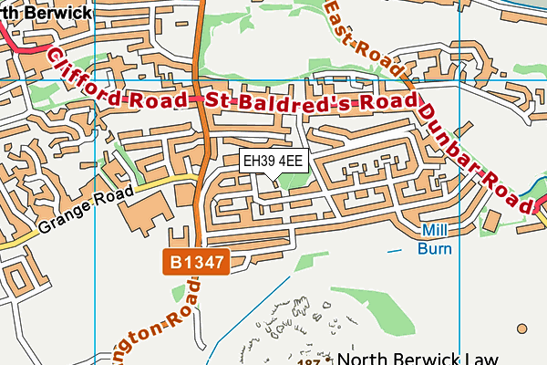 EH39 4EE map - OS VectorMap District (Ordnance Survey) EH39 4EE map - OS VectorMap District (Ordnance Survey)