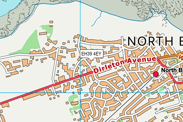EH39 4EY map - OS VectorMap District (Ordnance Survey) EH39 4EY map - OS VectorMap District (Ordnance Survey)
