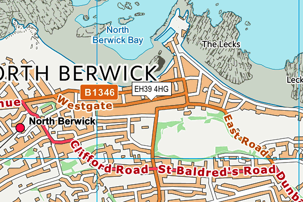 EH39 4HG map - OS VectorMap District (Ordnance Survey) EH39 4HG map - OS VectorMap District (Ordnance Survey)