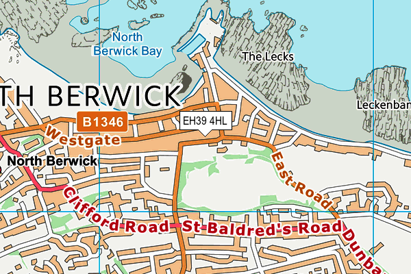 EH39 4HL map - OS VectorMap District (Ordnance Survey) EH39 4HL map - OS VectorMap District (Ordnance Survey)